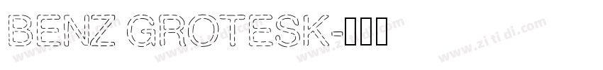 BENZ GROTESK字体转换